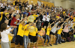The energy of the AHS student section is sure to add excitement to the upcoming basketball season.