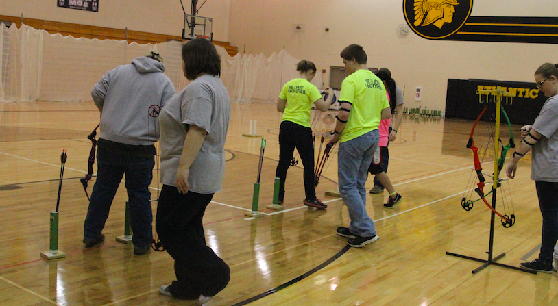 The archery club had four students qualify for state, and are hoping for an open spot so another member can join.