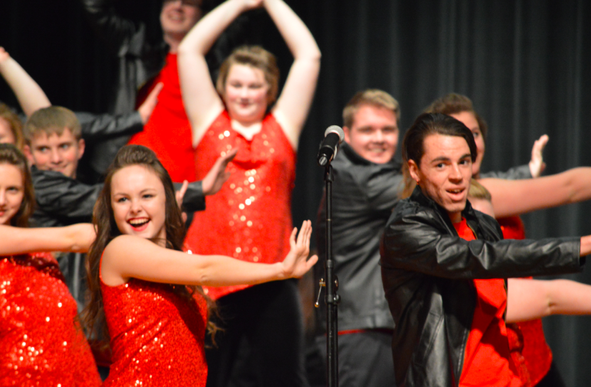 Premiere received 4th at the show choir competition in Indianola.