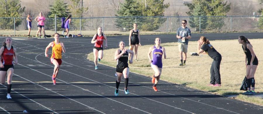 The girls track team has their first outdoor meet under their belt, placing fourth out of six teams.