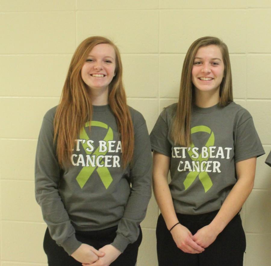 Pictured above is next years secretary, sophomore Tori Krogh, and treasurer, sophomore Emily Hohenberger. 
