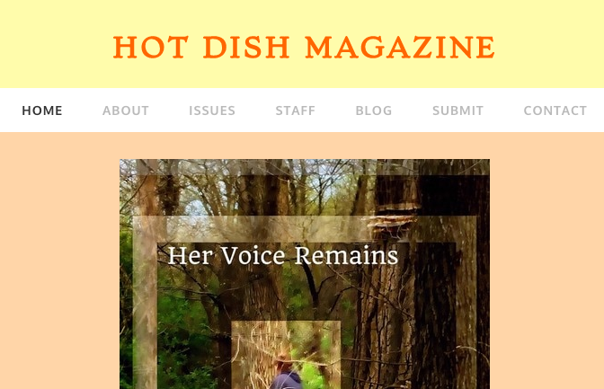 Hot Dish Magazine publishes the creative work of high school students.