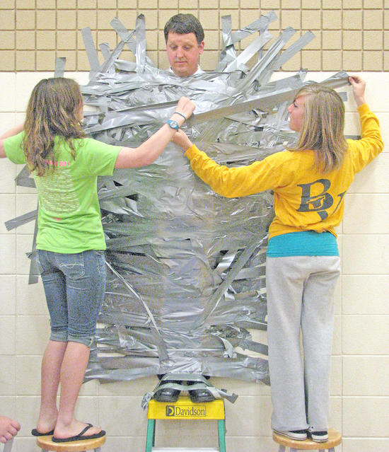 Steve Barber, pictured above when serving as principal of Spencer Middle School in 2011. Photo courtesy of the Spencer Reporter http://www.spencerdailyreporter.com/story/1959178.html