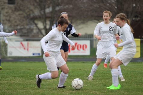Girls Soccer Scores First Goals of Season.