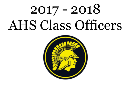 Junior Class Officers include Hannah Alff, Halsey Bailey, Sadie Welter, and Ashley Wendt. Senior Class Officers are Emily Saeugling, Chloe Newbury, Alexis Handel, and Luke Hohenberger. 