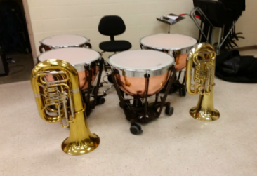 THE SOUND OF MUSIC- The band program has a wide budget. They receive money from the general fund, as well as from the Booster Club and the ACSD Foundation. The money is used to repair and buy new instruments. 