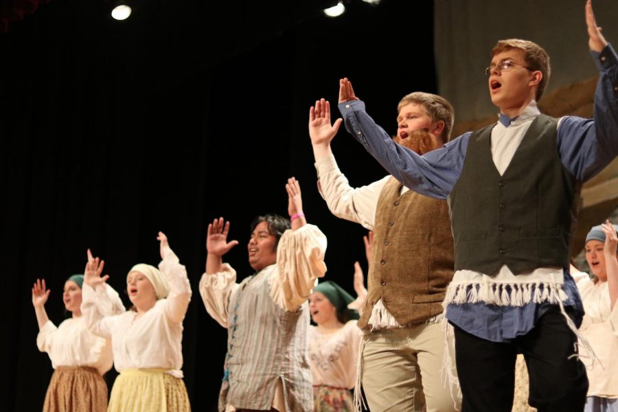 The 2017 spring musical production was Fiddler on the Roof.