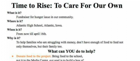 NEWS BRIEF – Food Drive to Combat Local Hunger