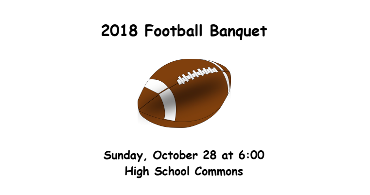 NEWS BRIEF -- Seniors Prepare to Celebrate 2018 Football Banquet