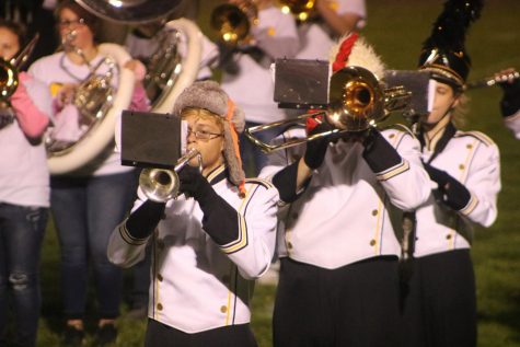 Marching Band Performs Their Friday Night Finale