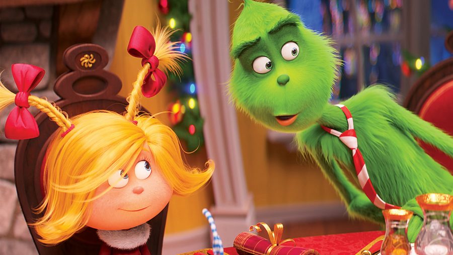 The Grinch and Cindy Lou Who interact in last years release.