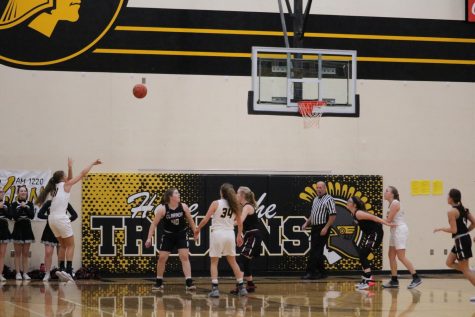 Junior Taylor McCreedy hits a jumper. She averages 6.2 points per game.