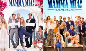 “Mamma Mia! Here We Go Again” came out in 2018, and its predecessor “Mamma Mia!,” came out in 2008. The original cast returned for the second film.
