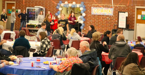Students worked hard to earn money during the 2020 Taco Night. Taco Night is the organization's way to help fund the trip, while serving good food and hosting a silent auction.