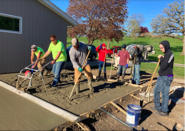 The Trades Program focuses a lot on working together. Students who took the class learned valuable skills to use later in life. 