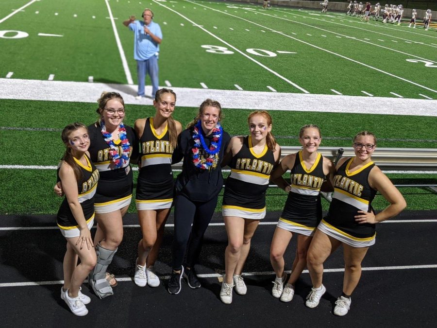 The senior cheerleaders are excited for their last season as a team. 