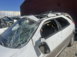 Brycen Ericksens white Buick Rendezvous sustained damage due to the accident. 