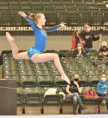 Nicole Middents has been competing in gymnastics since she was young. 