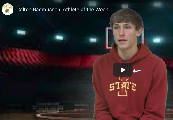 Athlete of the Week: Colton Rasmussen!