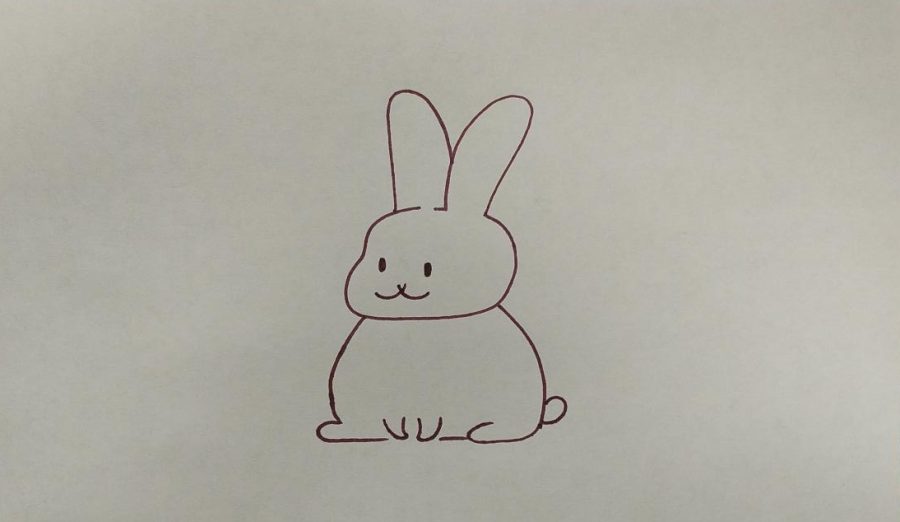 How to Draw - A cute simple bunny