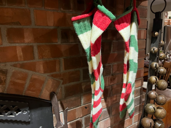 Many families hang their stockings on Christmas Eve in hopes of them being filled in the morning.