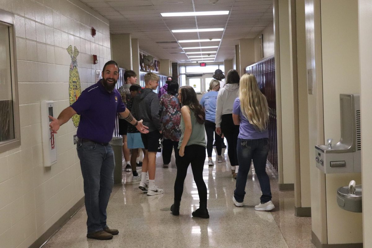 Atlantic High School staff member Mr Widrowicz  smiles for the camera on a kind day.