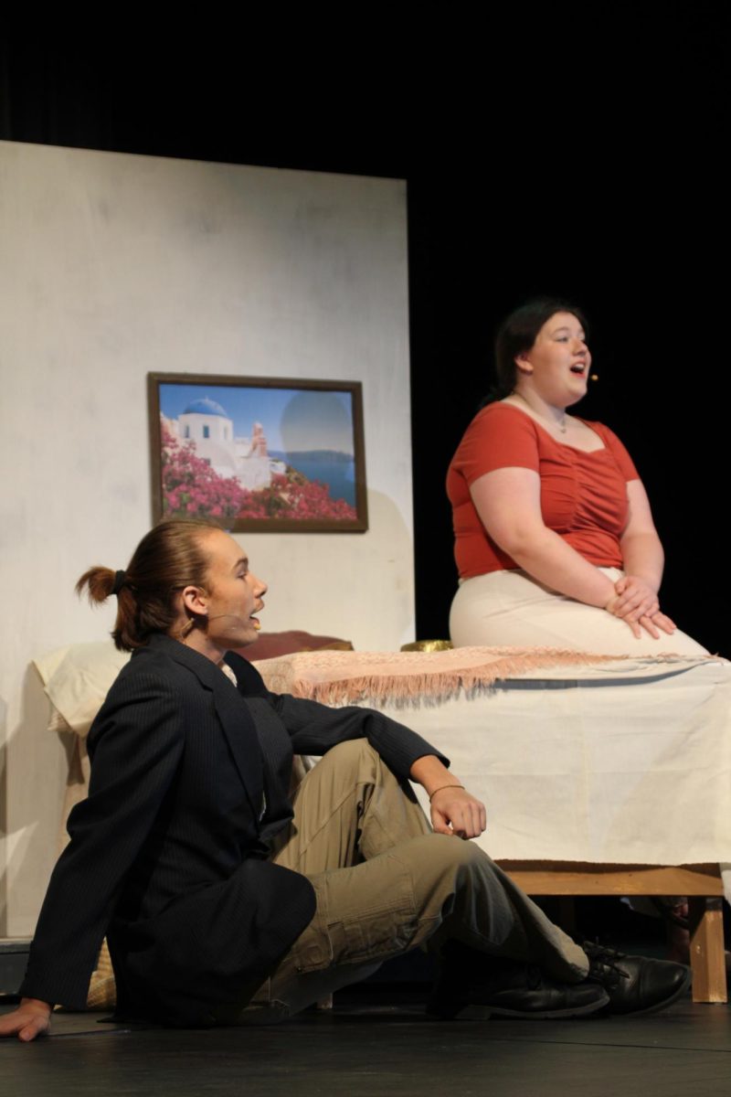 Zephyr and Grace Mitchell sit together and reminisce on better times. To perform scenes such as this, actors opened their hearts to show compelling emotion and vulnerability.