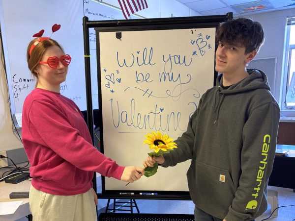 Stellah Van Aernam ask her boyfriend JJ McDaniel to be her Valentine.