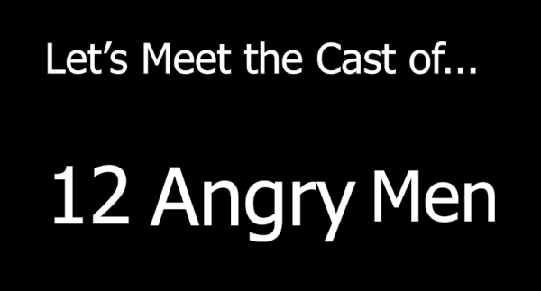 Watch the cast of 12 Angry Men Perform this weekend at our AHS spring play!