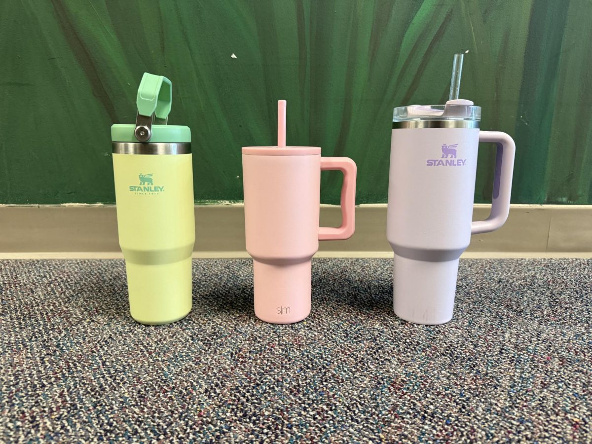 Trendy water bottles around AHS. 