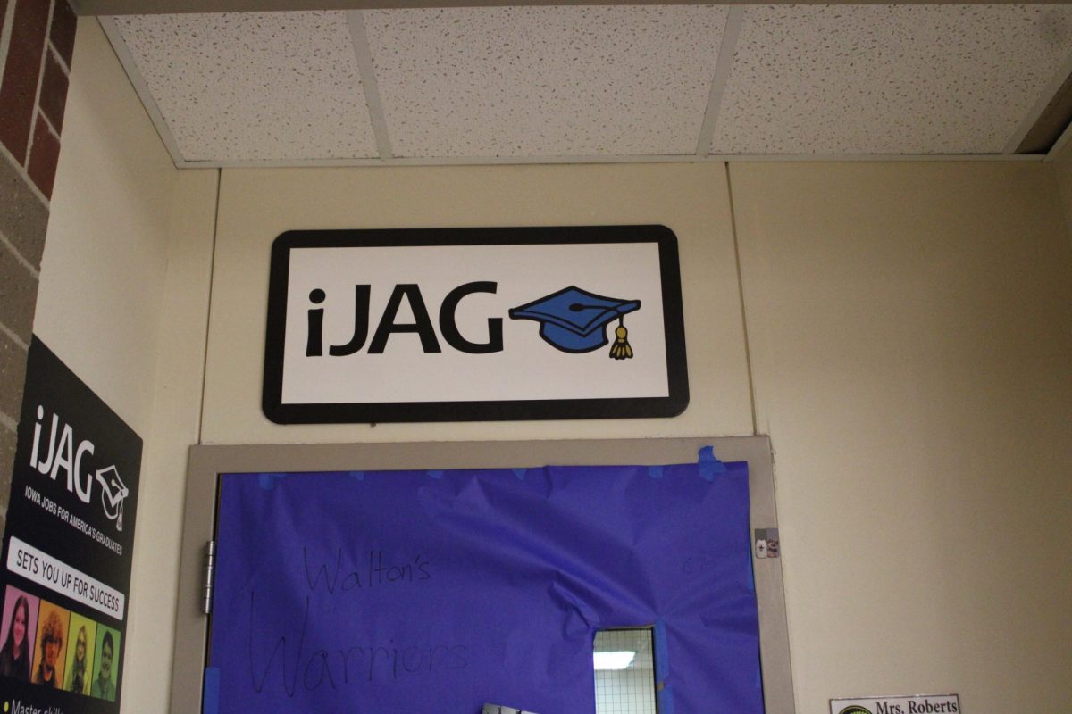 iJAG Door, decorations for event.