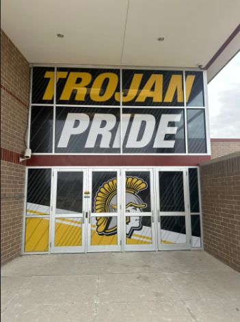 The High School entrance.