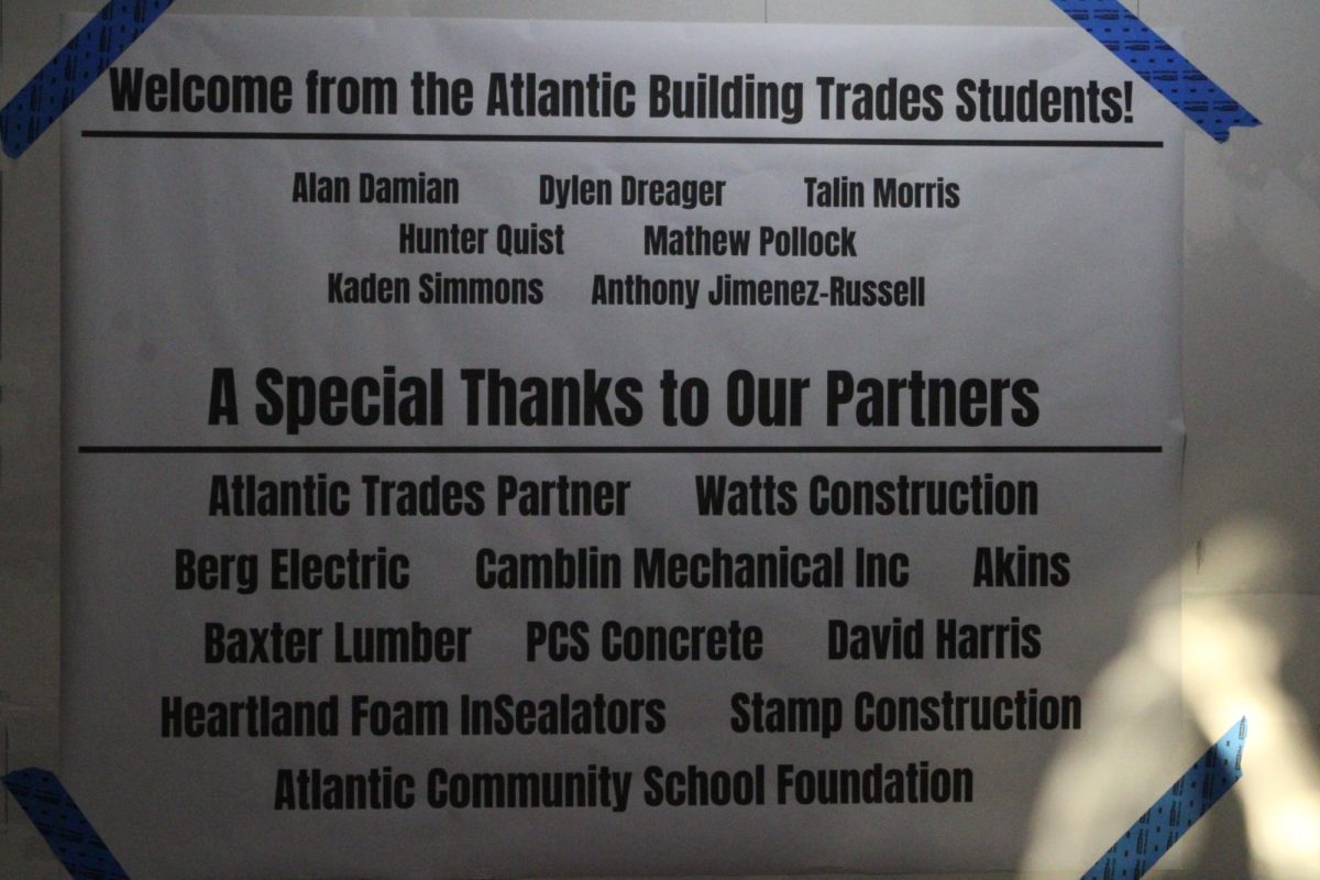 Names of the  people who have helped build and support the building trades project.
