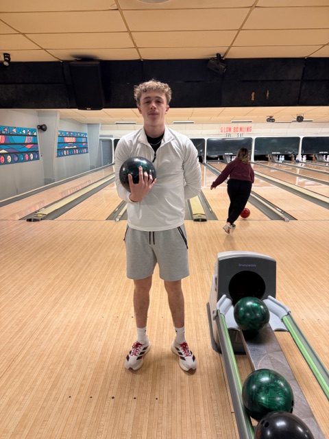 Kale Jensen from 3rd Period, achieved the highest overall score during the Bowling unit in P.E. this January.