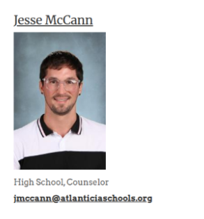 Jesse McCann's previous profile on the staff directory, not listen anymore.
