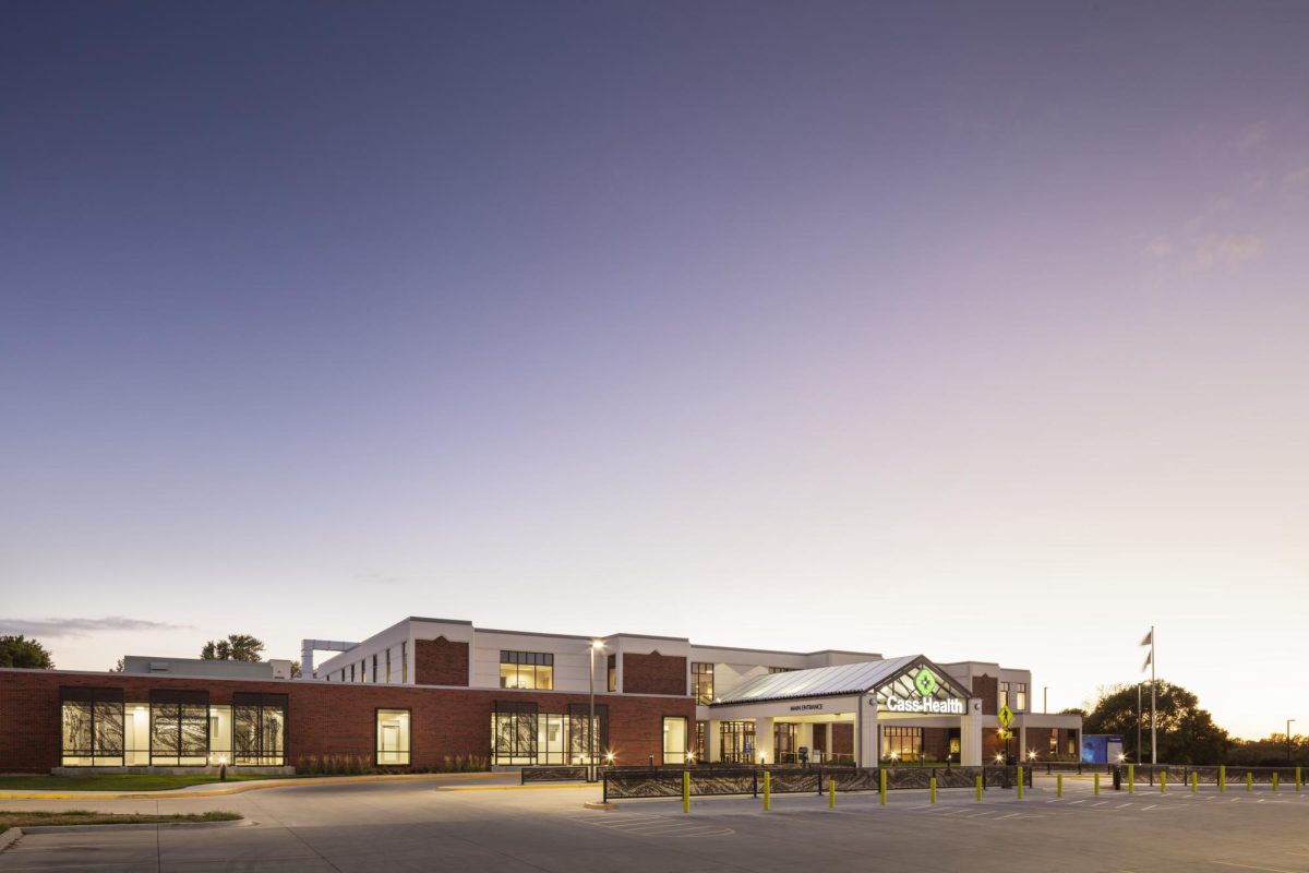 The Cass Health Atlantic location sits high on a hill at the east edge of town..