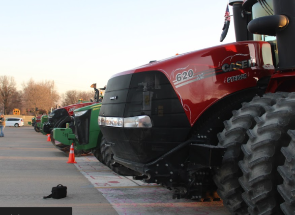 The tractors from the 2025 tractor day.
