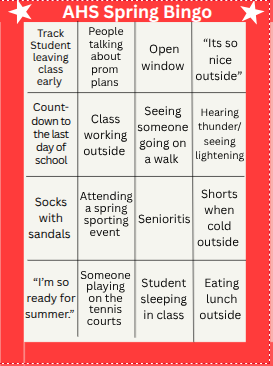 Spring Bingo at AHS